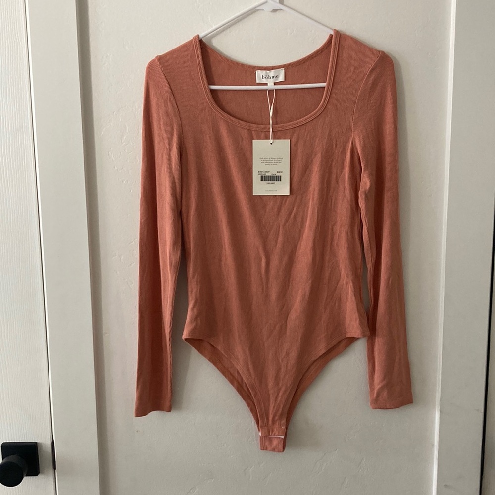 Bohme Coral Bodysuit S NWT
